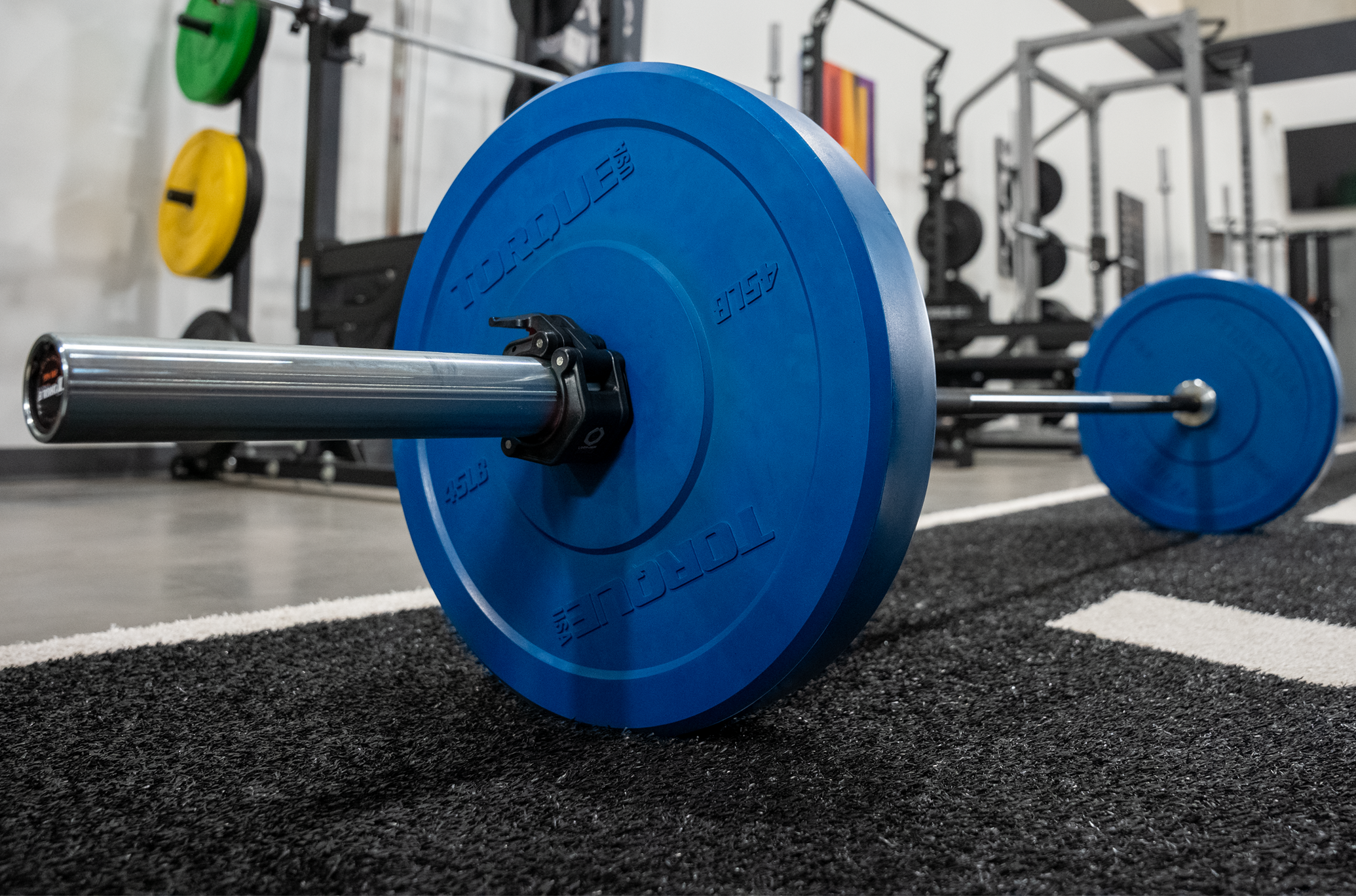 7' USA Black Zinc Olympic Barbell